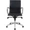 Global Industrial Bonded Leather Conference Chair, Black 695503-AM - alternate 3